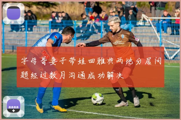 字母哥妻子带娃回雅典两地分居问题经过数月沟通成功解决
